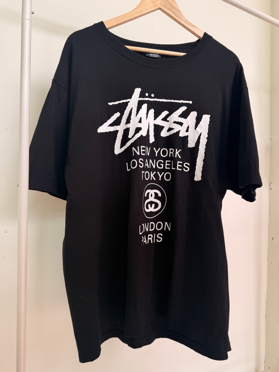 스투시(Stussy)  월드투어 캠페인 티셔츠  상품이미지1
