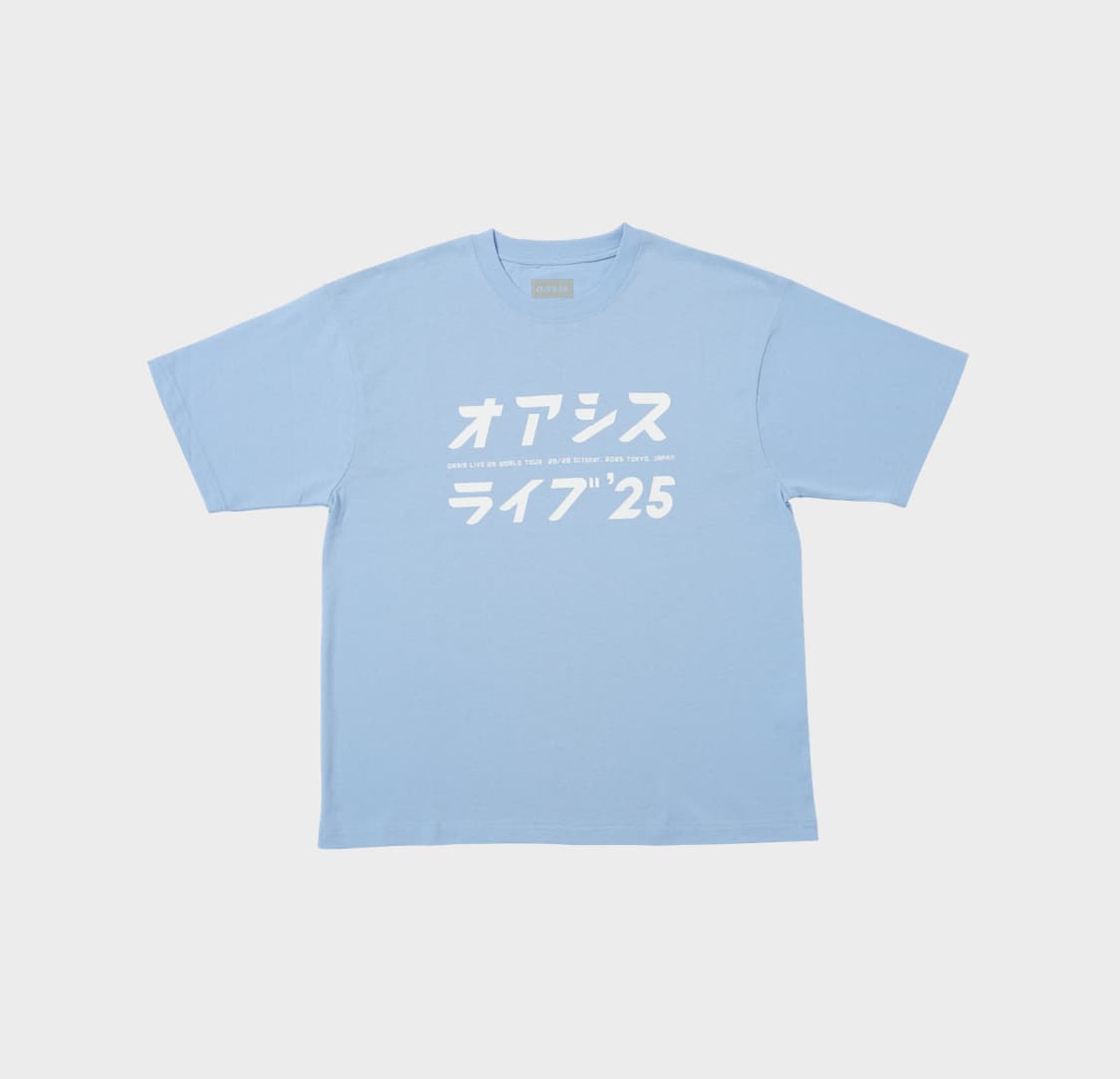 오피셜 오아시스 라이브 25 일본 한정판 티셔츠 상품이미지1