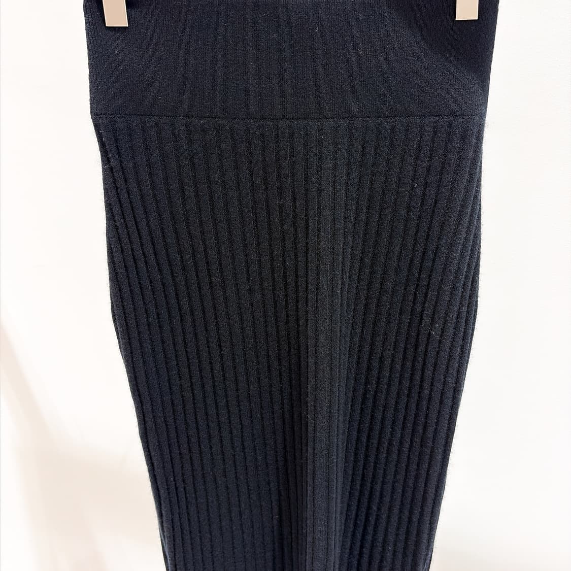 (정품/새상품) 제임스펄스 여성 블랙 캐시미어 립 펜슬 스커트 상품이미지2