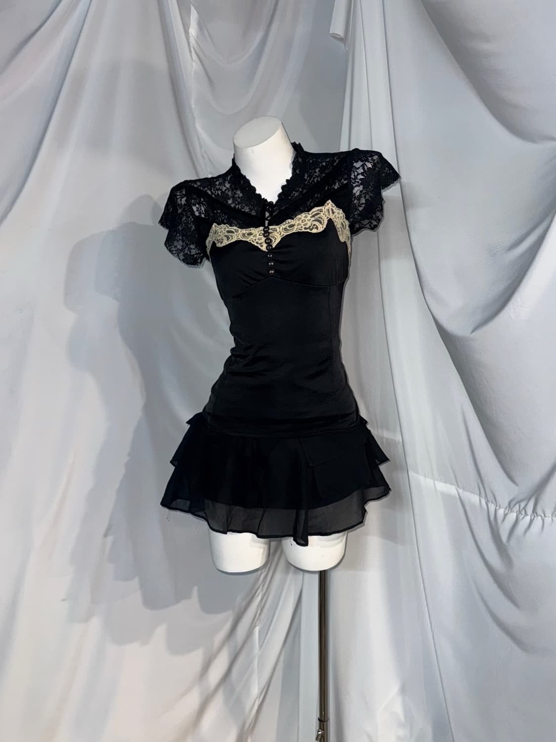 (5pcs) 무채색 블랙 오리엔탈 코디세트  상품이미지6