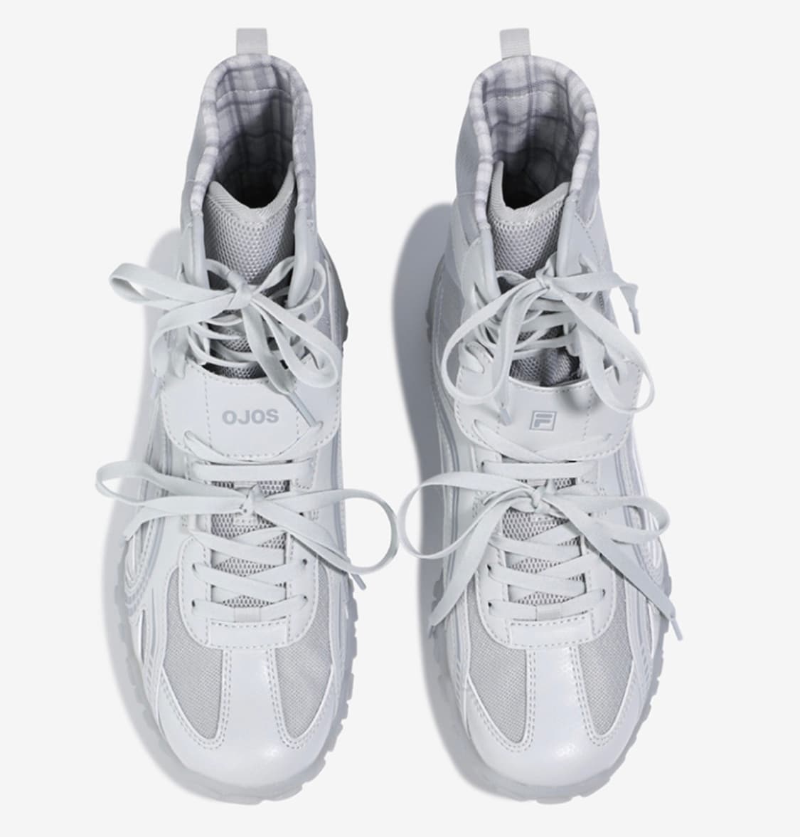 오호스X휠라 에샤페 미드 그레이 250 상품이미지6