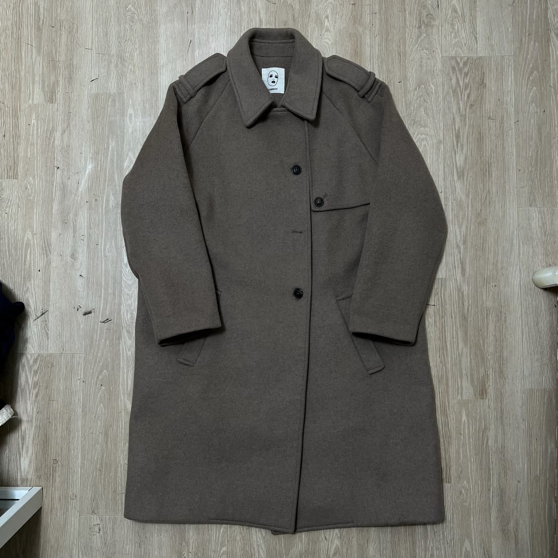 스튜디오 톰보이 여성 모직 카라 코트 80-90-160 상품이미지1