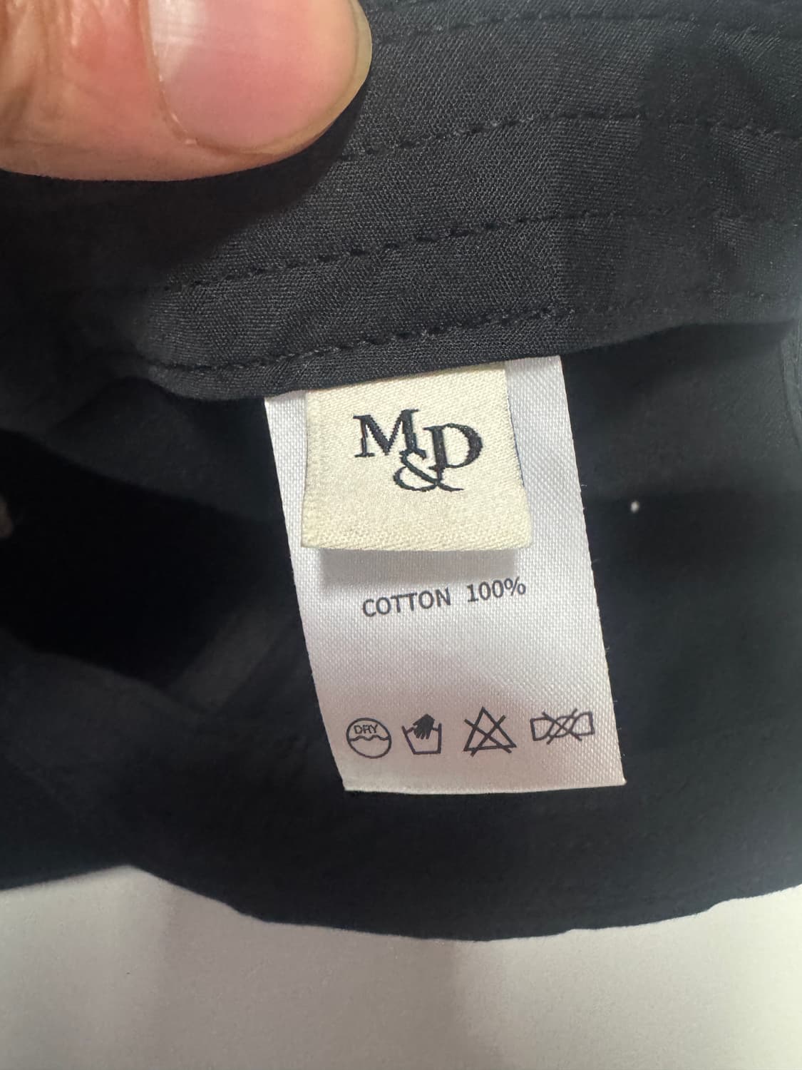 M&D 매너앤대퍼 Baseball Cap Black 볼캡 상품이미지3