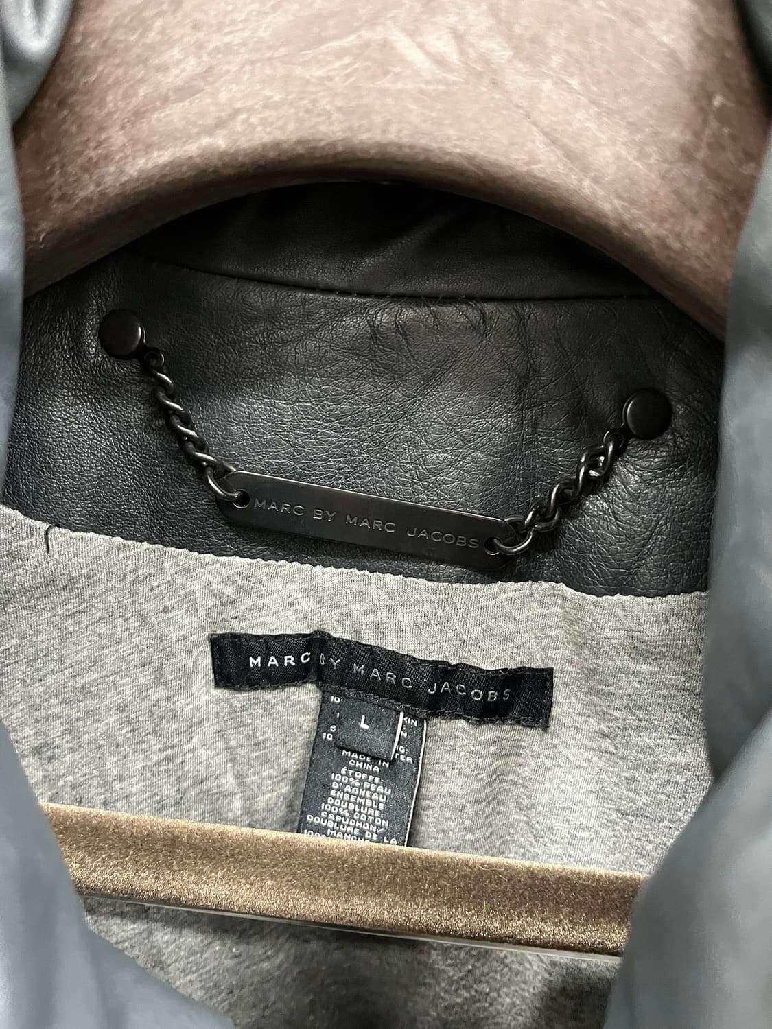 100-105) 마크제이콥스 레더 사파리자켓 상품이미지5