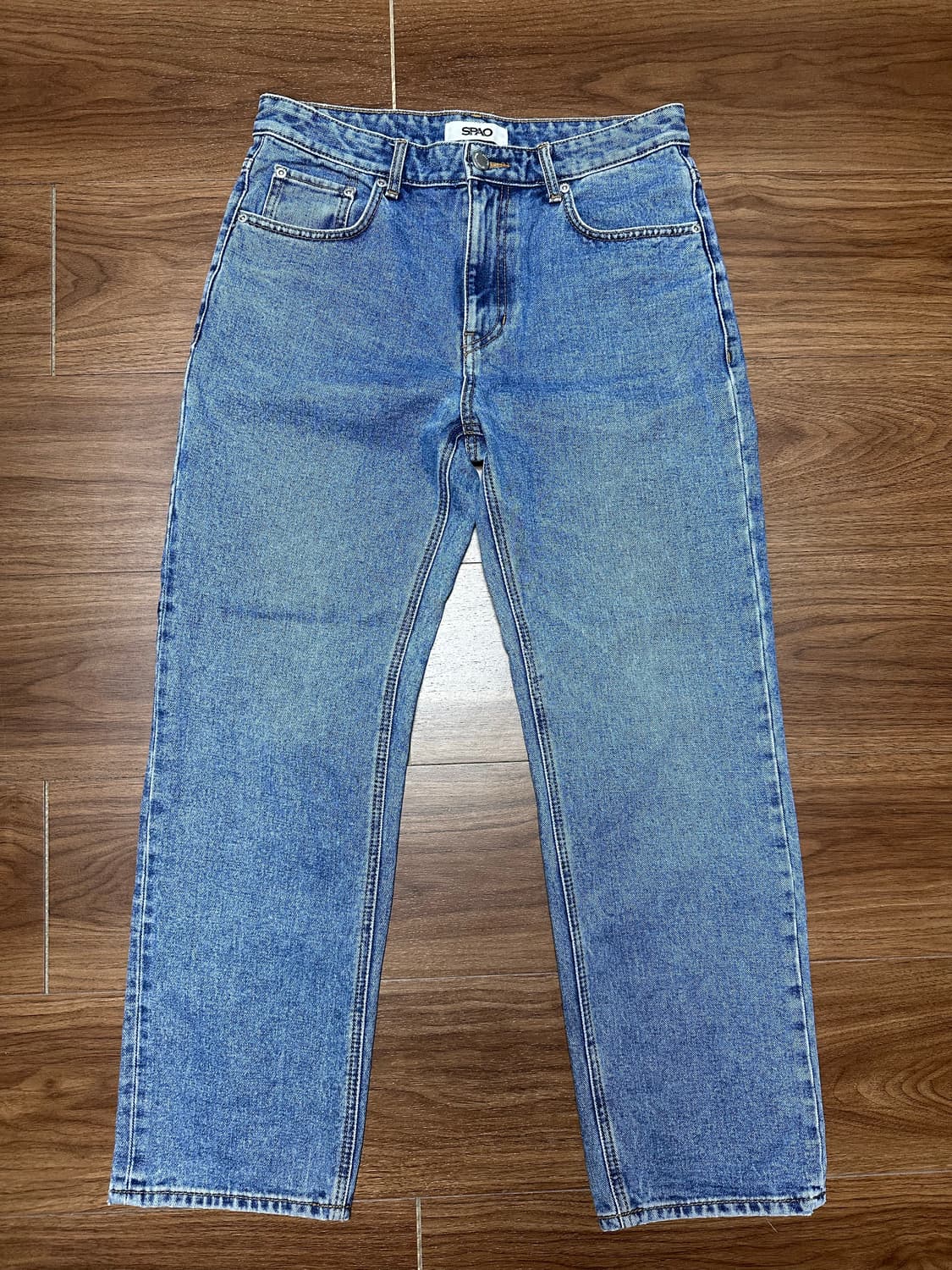 스파오 데님팬츠 청바지 리바이스505핏 상품이미지1