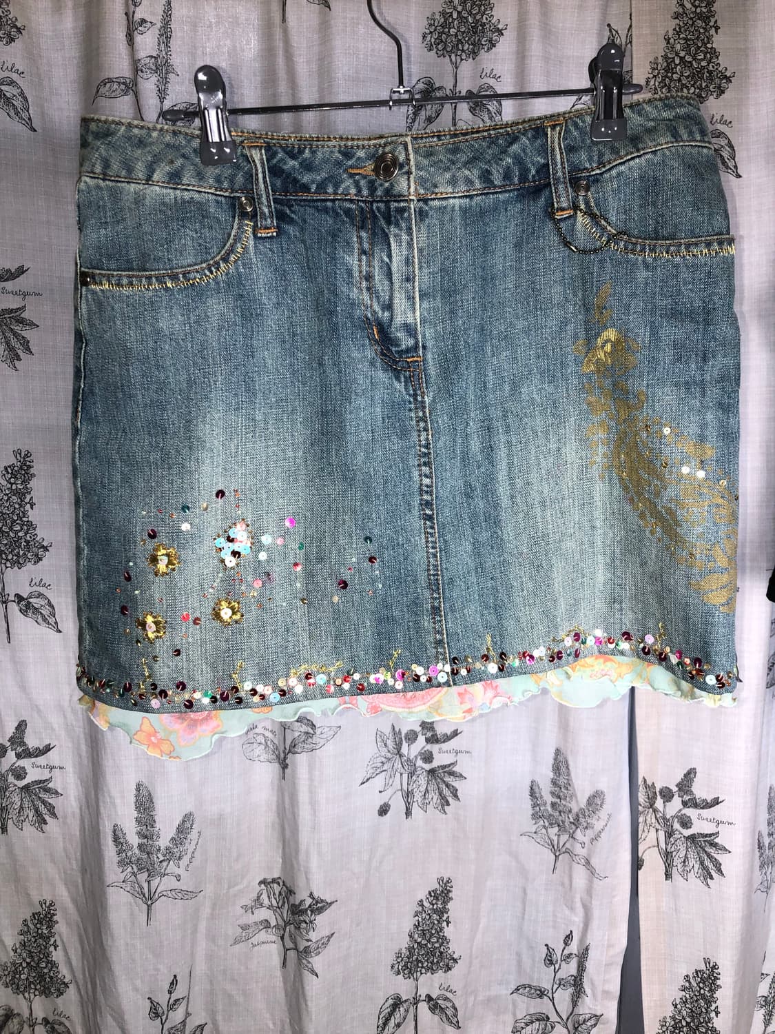 Pansy denim skirt 상품이미지6