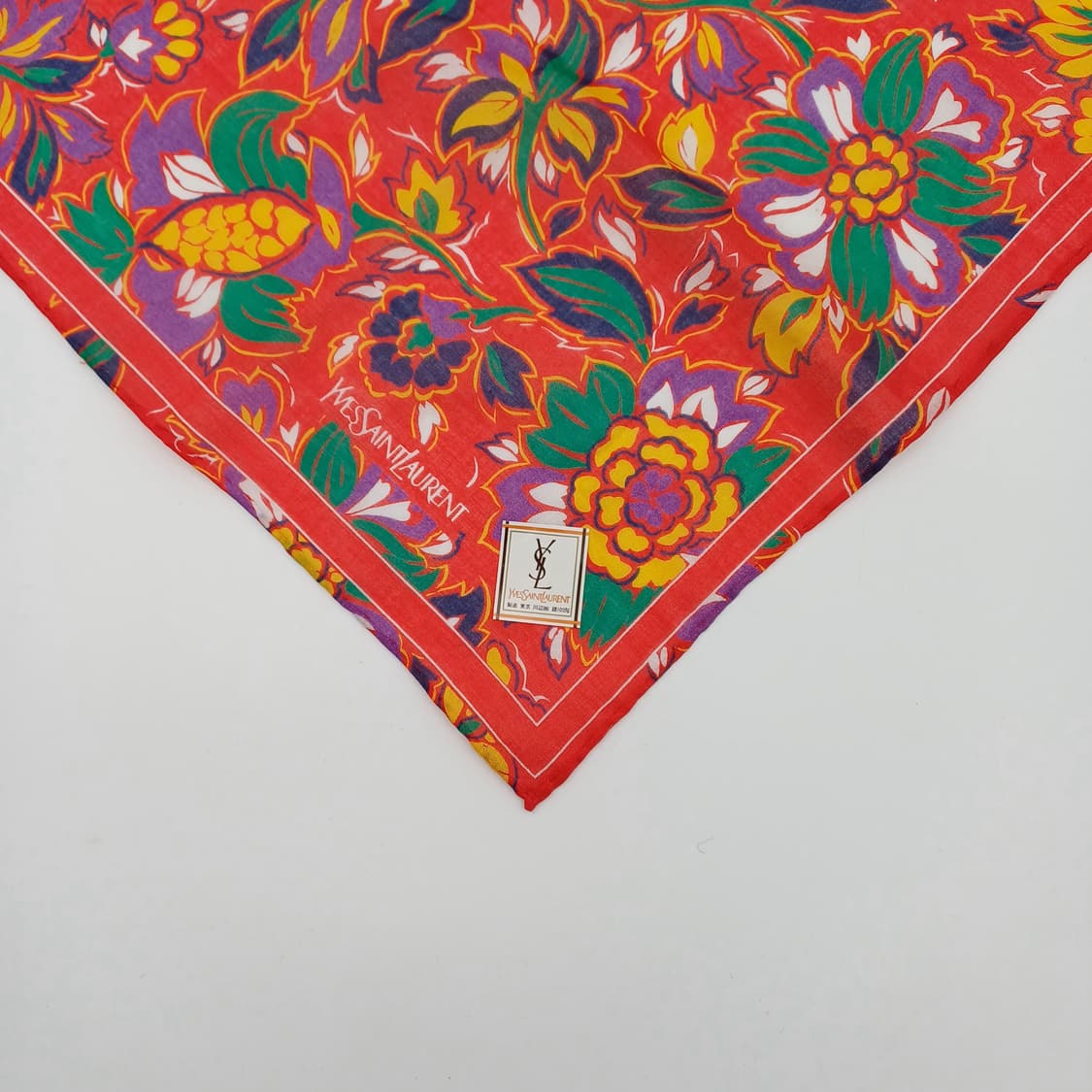 YSL 입생로랑 손수건 스카프 [BSFC10751-217-05] 상품이미지5