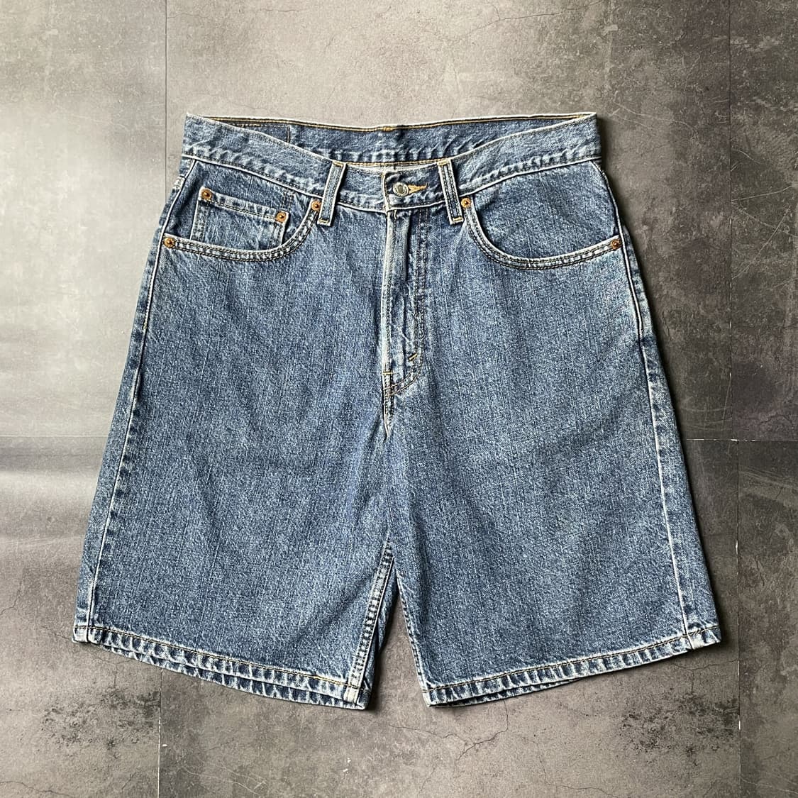 LEVI'S 00s 리바이스550 중청 데님 하프팬츠 A01171 상품이미지1