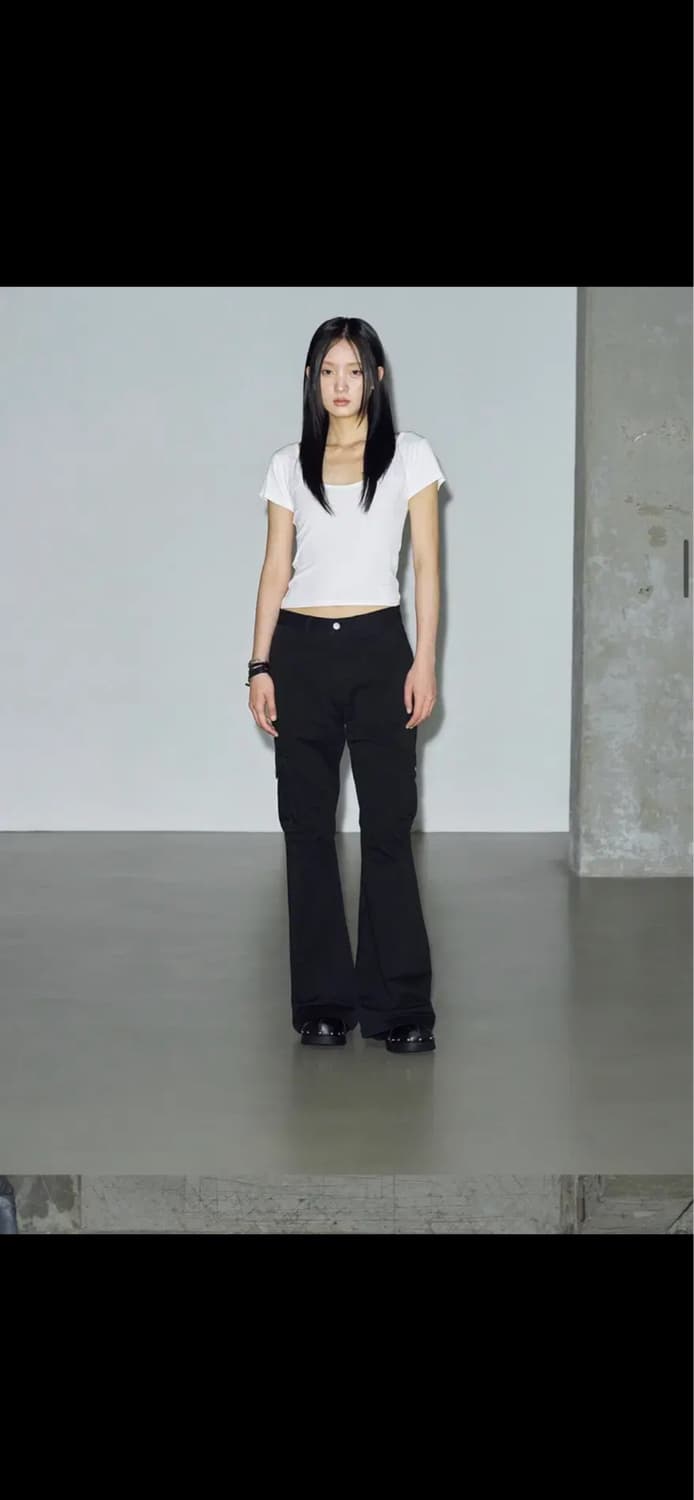 헬레네파리스 피그먼트 부츠컷 카고팬츠 s 상품이미지2