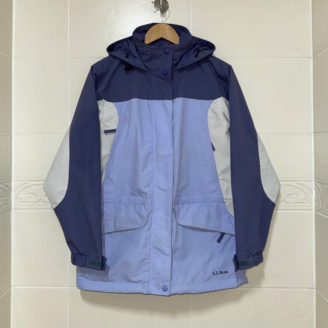 90s 엘엘빈 LLBean 우먼스 아웃도어 바람막이 자켓 (M)   상품이미지1