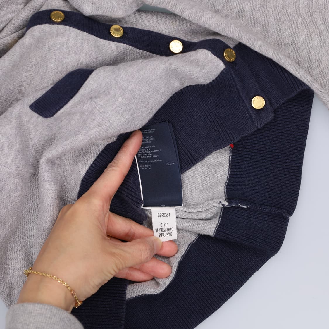S 타미힐피거 패치 가디건 0408H1 상품이미지5