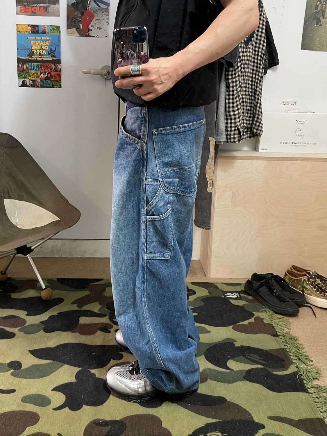 리 카펜터 데님팬츠 (made in japan) (M) 상품이미지2
