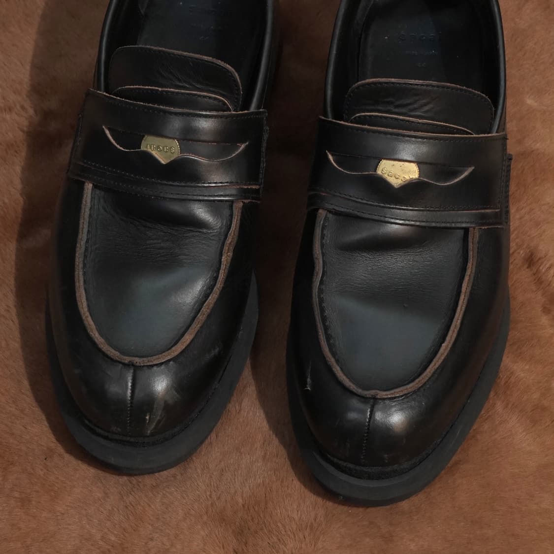 사카이 레더 더블 페니로퍼 상품이미지2