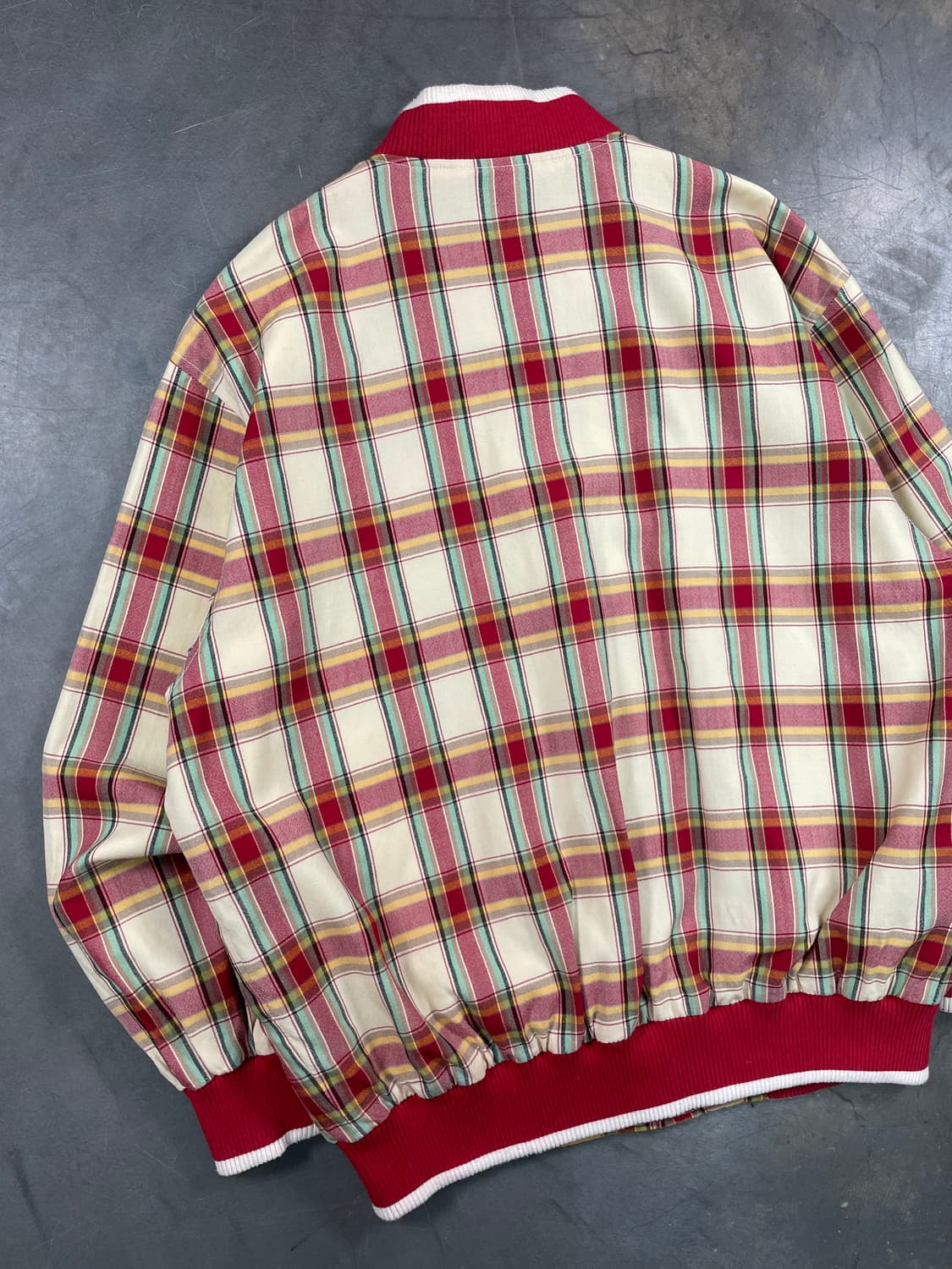 라코스테 체크 블루종 자켓 상품이미지6