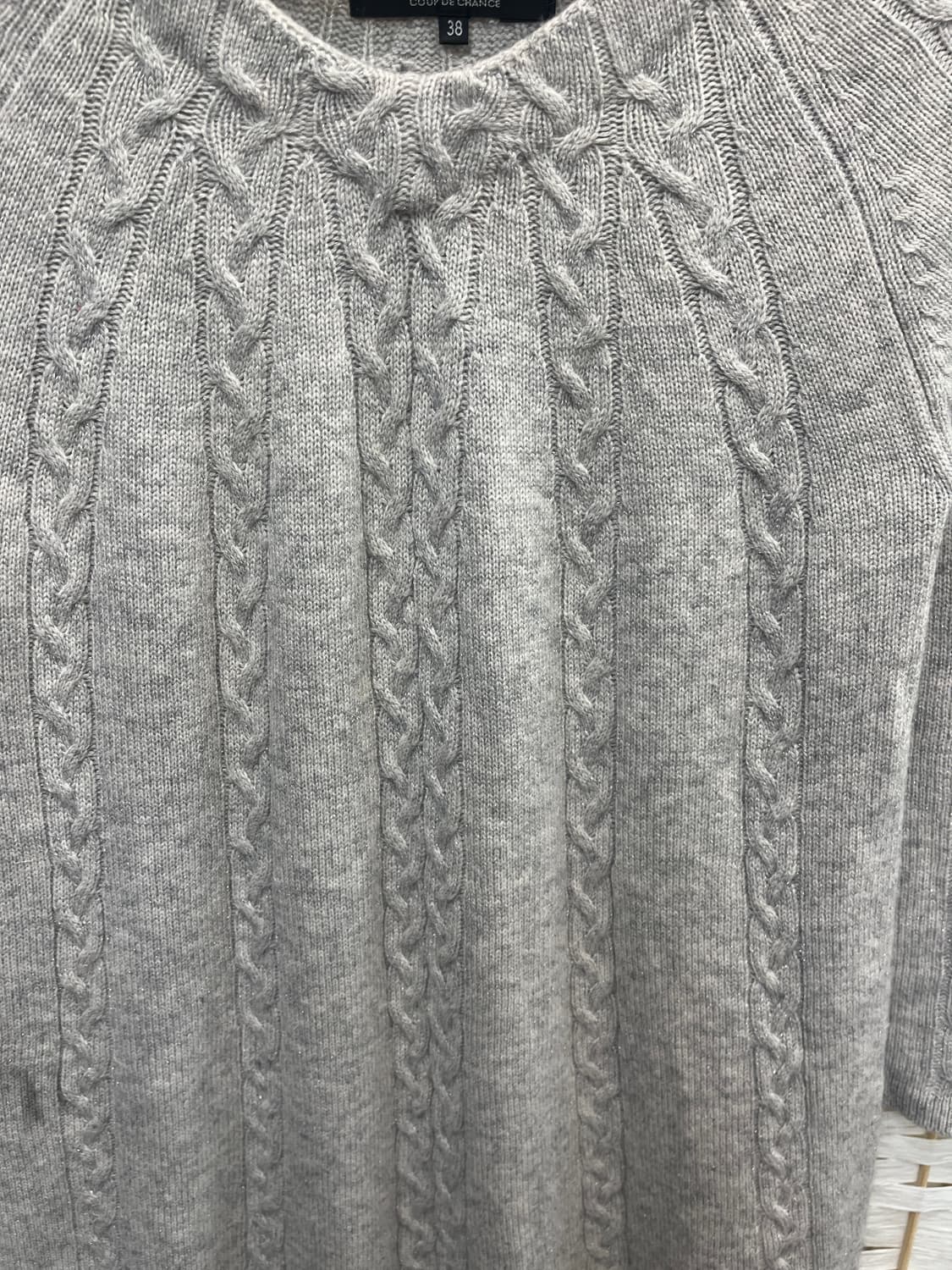 꽈배기 실버 니트 상품이미지2