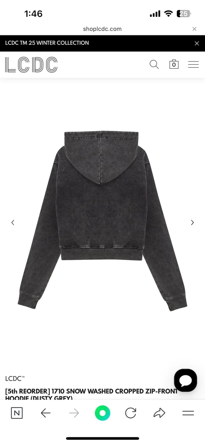 Lcdc 크롭후드집업 상품이미지5