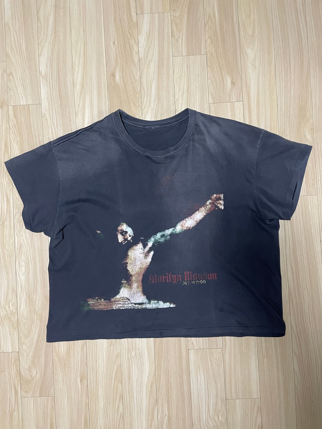 빈티지 90s 마릴린 맨슨 holywood 밴드티 xl 상품이미지1