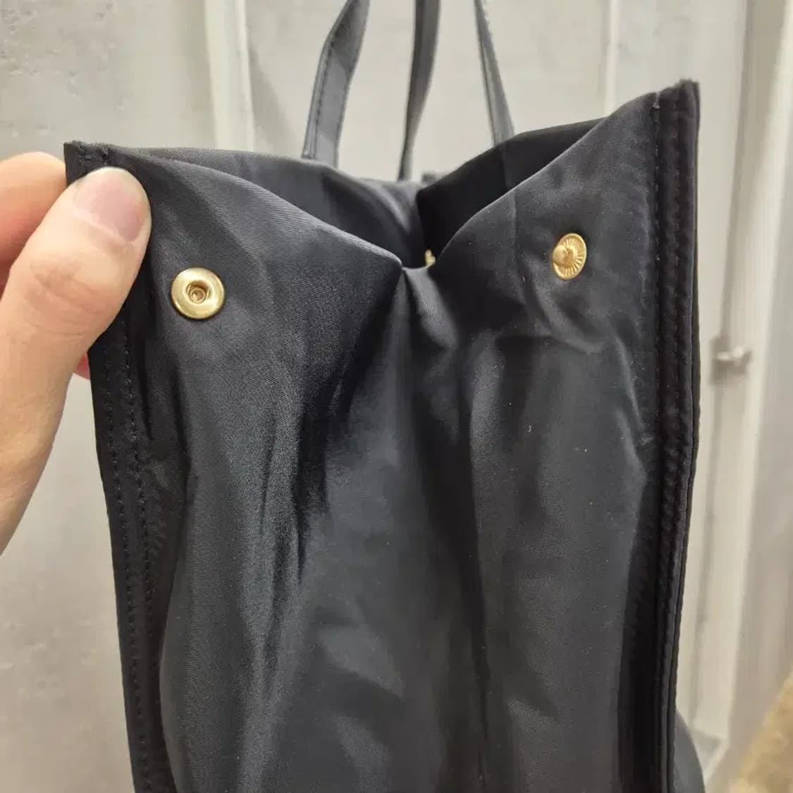 토리버치 블랙 나일론 토트백 상품이미지5