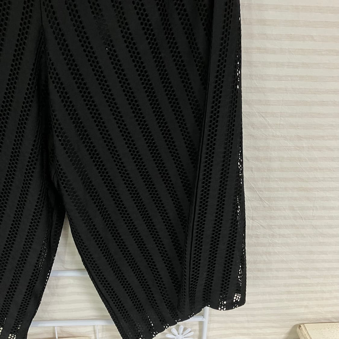 빈티지 블랙 플리츠 팬츠 907 y2k 스트릿 모리 갸루 일본빈티지 펑키 상품이미지4