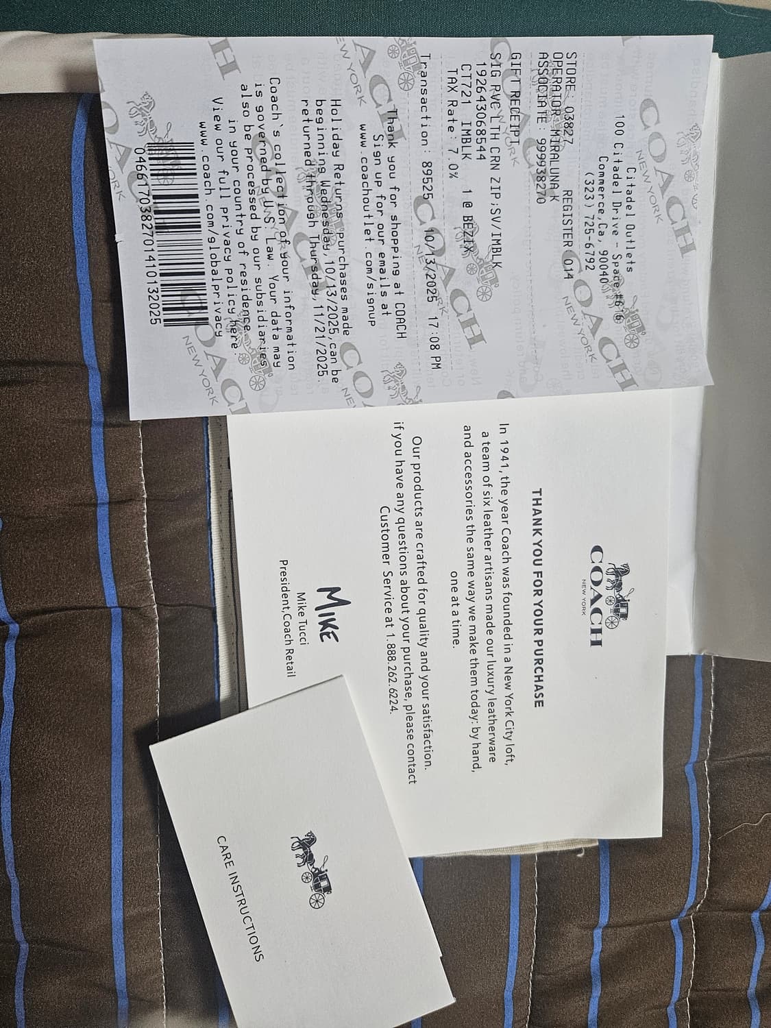 (새상품) 코치 웨스턴 태비 26 상품이미지7