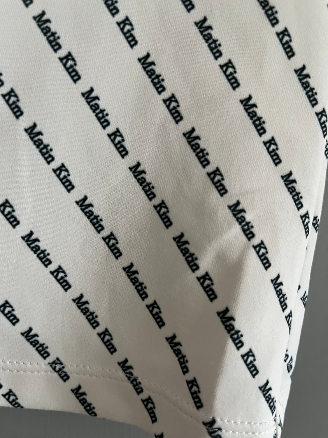 마뗑킴 래터링 스판 반팔 상품이미지4