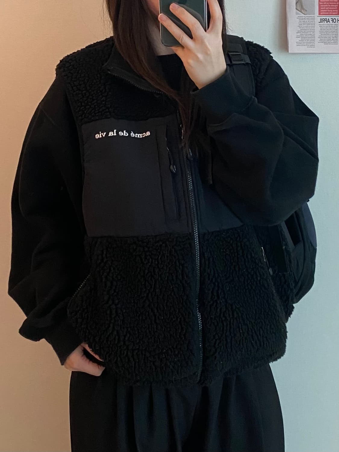 아크메드라비 양털 후리스 베스트 상품이미지1