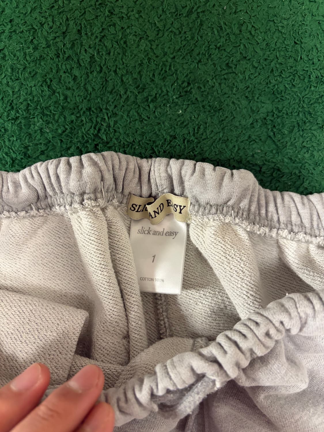 1) 슬릭앤이지 그레이 조거팬츠 상품이미지3
