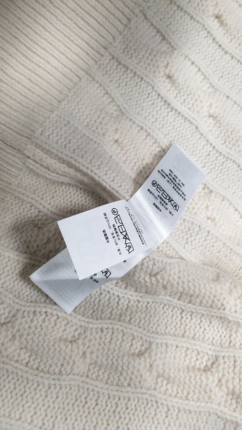 폴로 랄프로렌 케이블 니트 가디건 M 상품이미지5