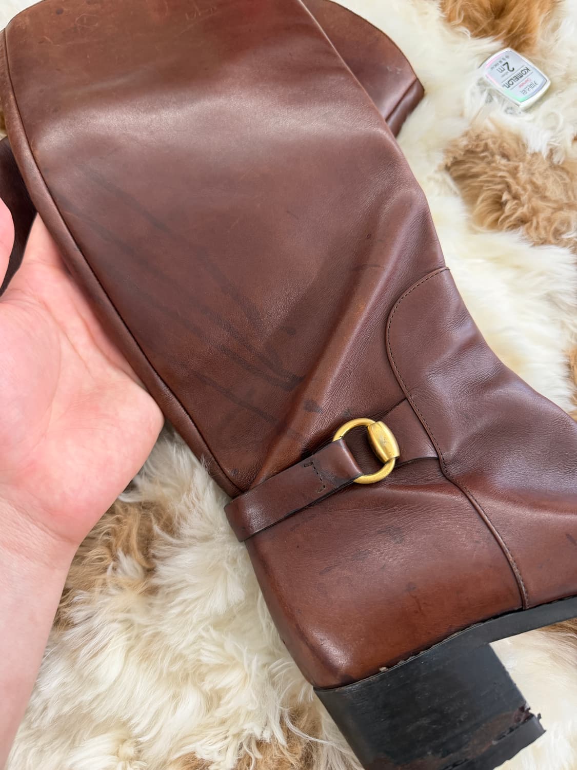 horsebit accent long boots  상품이미지4