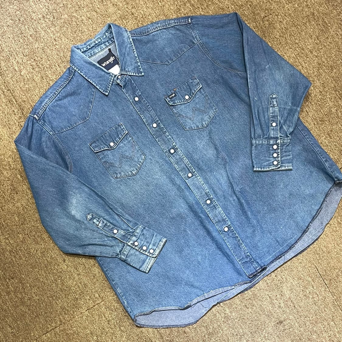 Wrangler 랭글러 웨스턴 데님 셔츠 상품이미지1