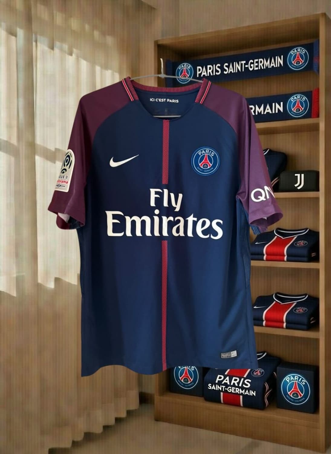 17-18 PSG 네이마르 데뷔 홈 유니폼 정품 상품이미지2