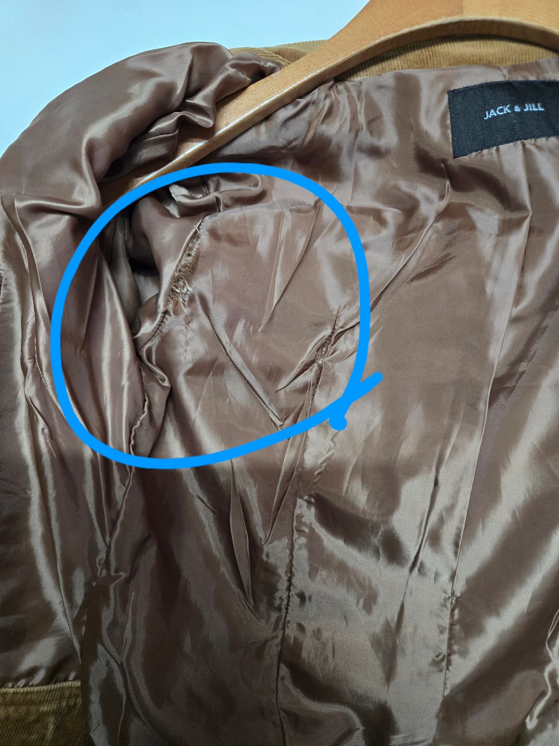 잭앤질 브라운 코듀로이 자켓 66 상품이미지6