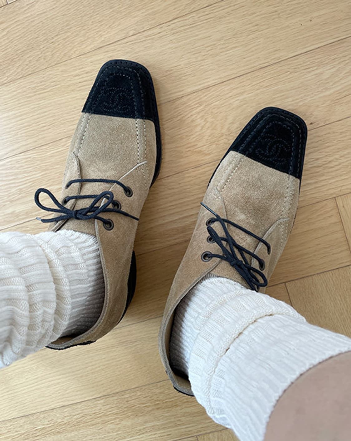 샤넬 스웨이드 부츠 워커 상품이미지1