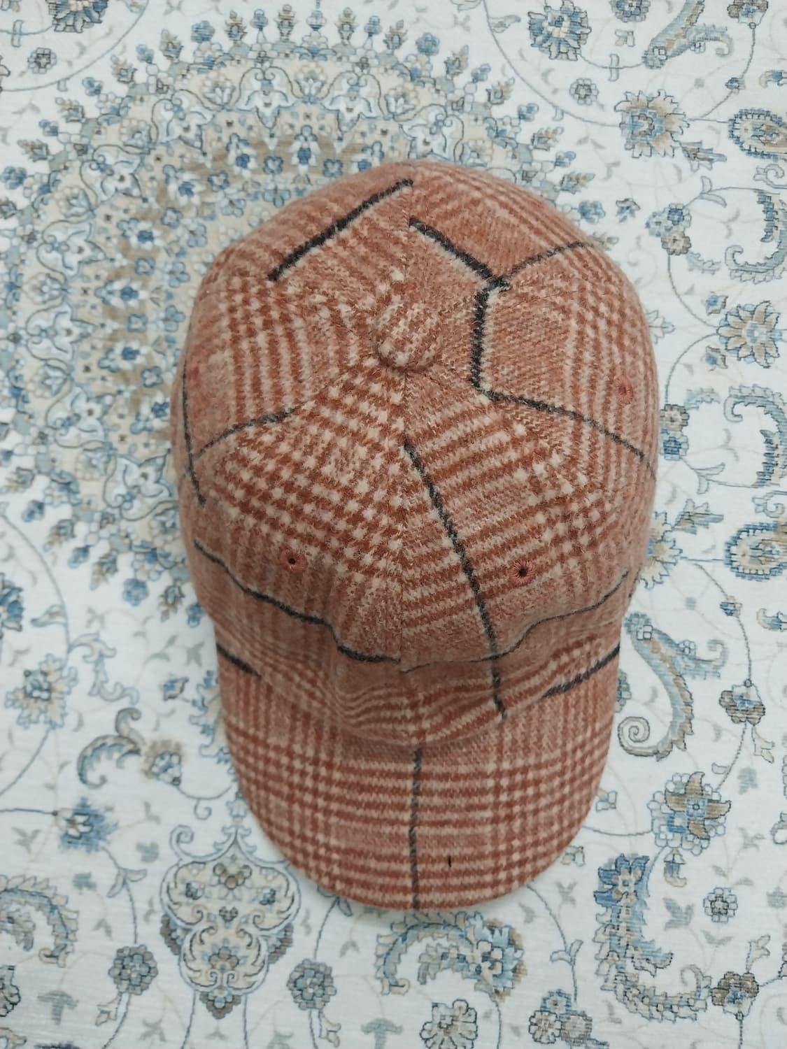 jpn 라이트온 너티독 체크무늬 볼캡 상품이미지2