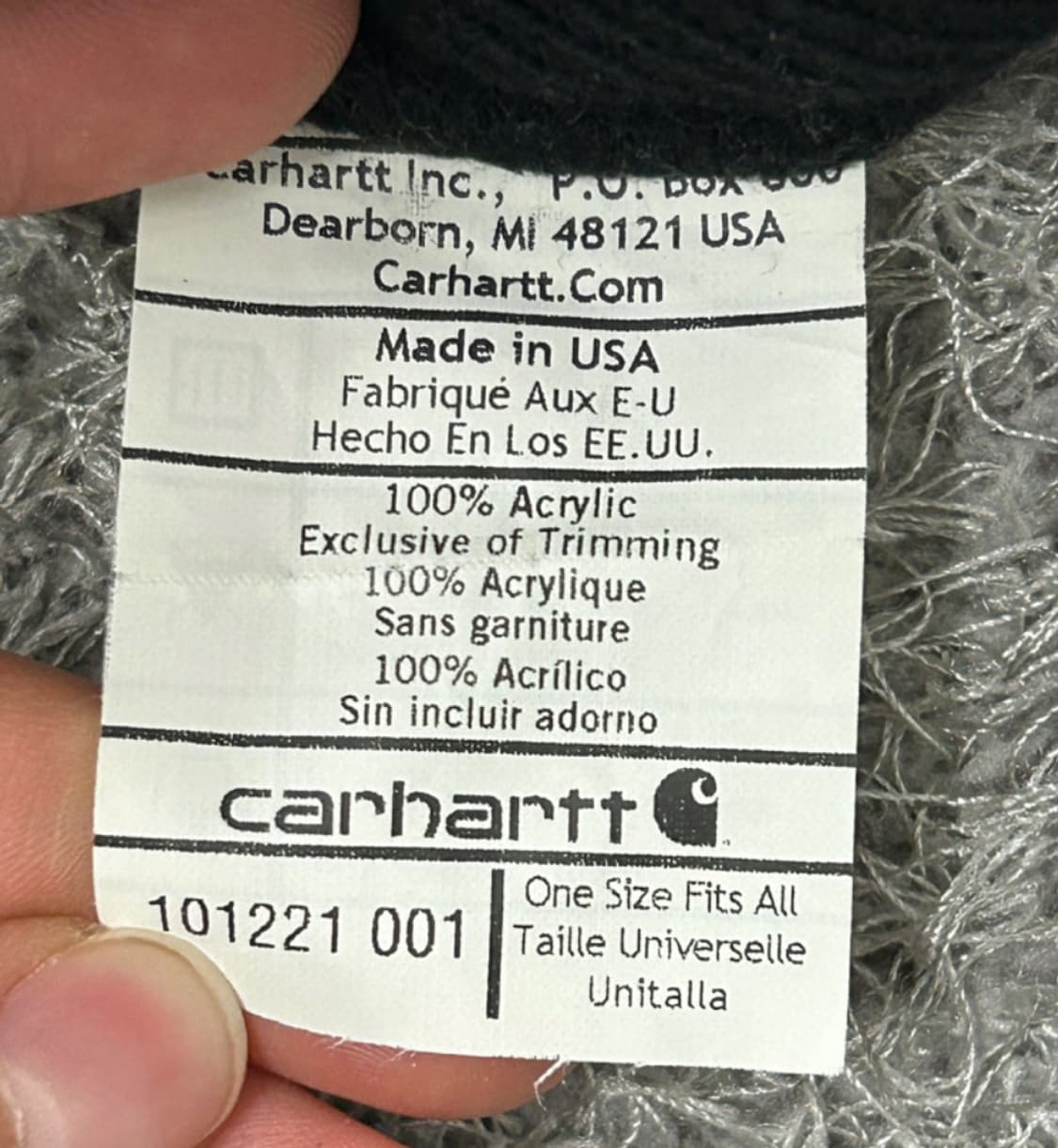 칼하트 125주년 비니 상품이미지3