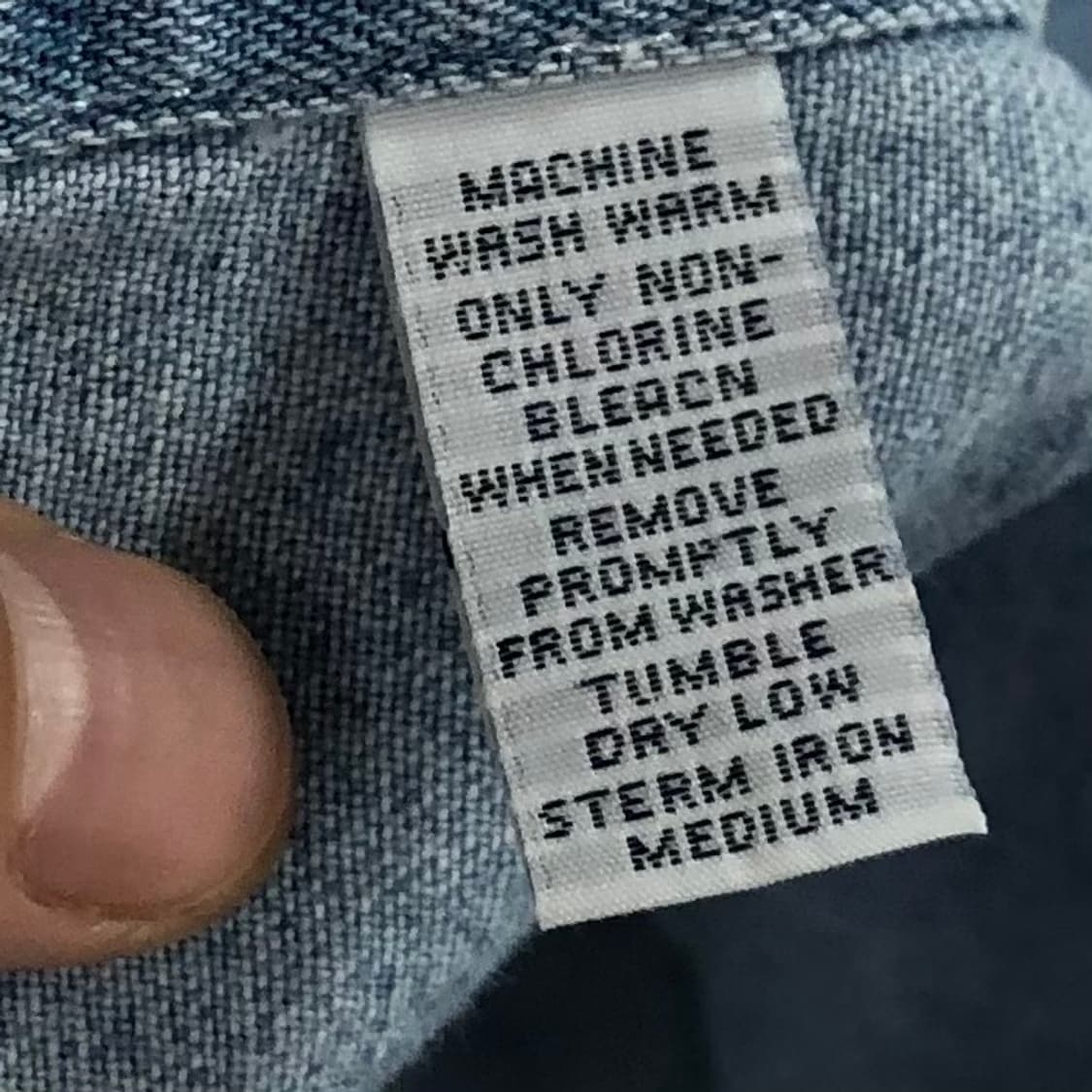 L 폴로 데님 셔츠 상품이미지4