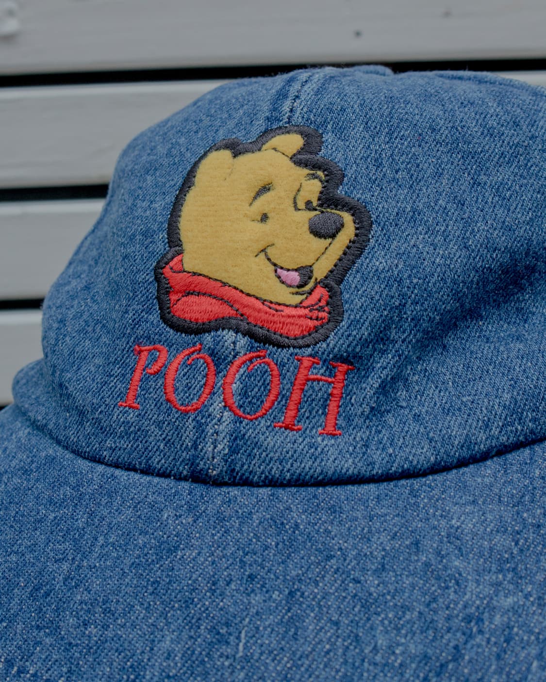 90's Disney Pooh 데님 캡 상품이미지2