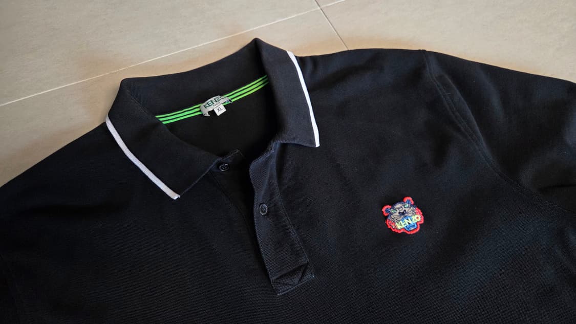 겐조 미니 타이거 패치 PK 폴로 반팔 티셔츠 상품이미지4