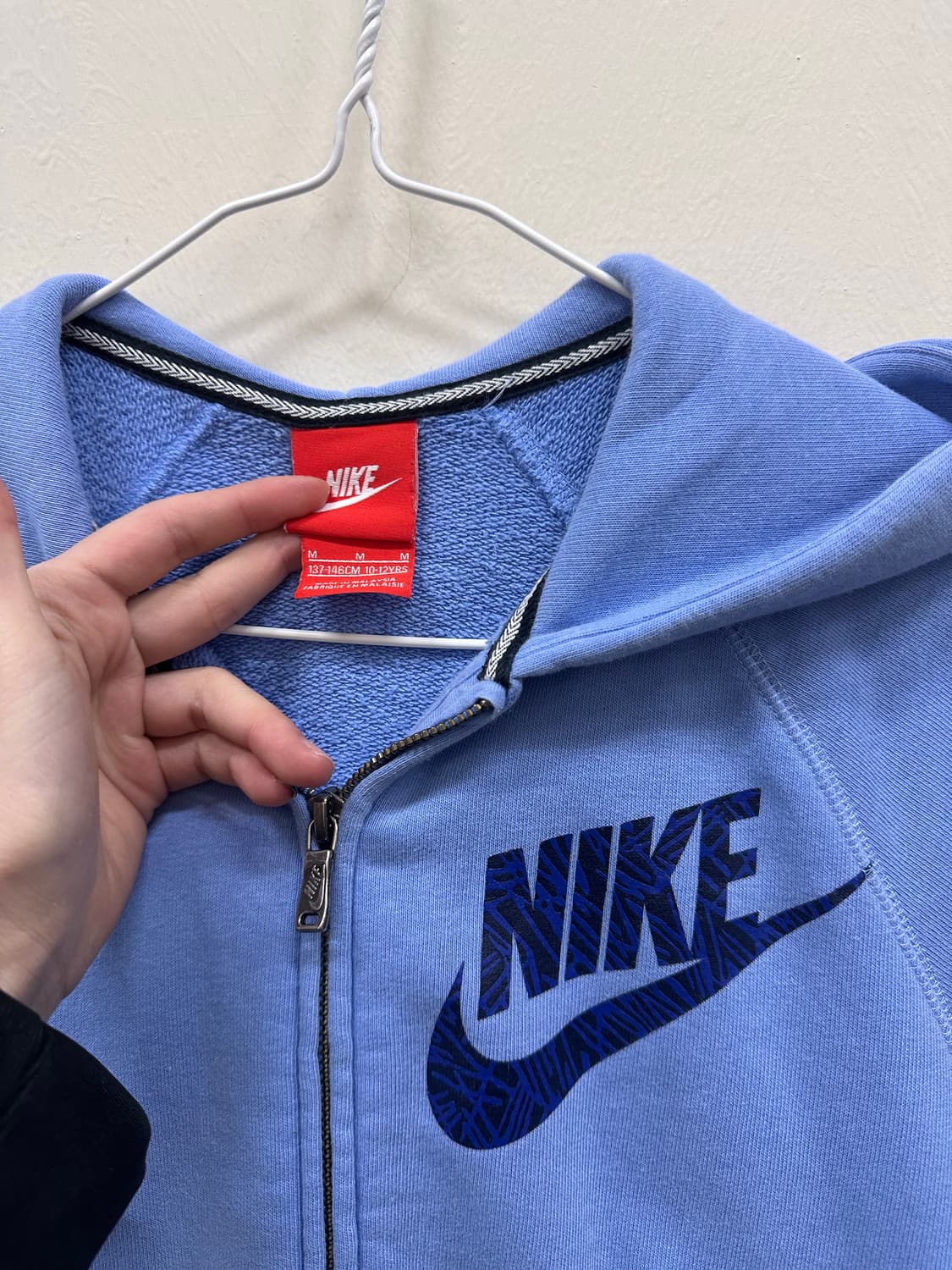 나이키 블루 후드집업 상품이미지2