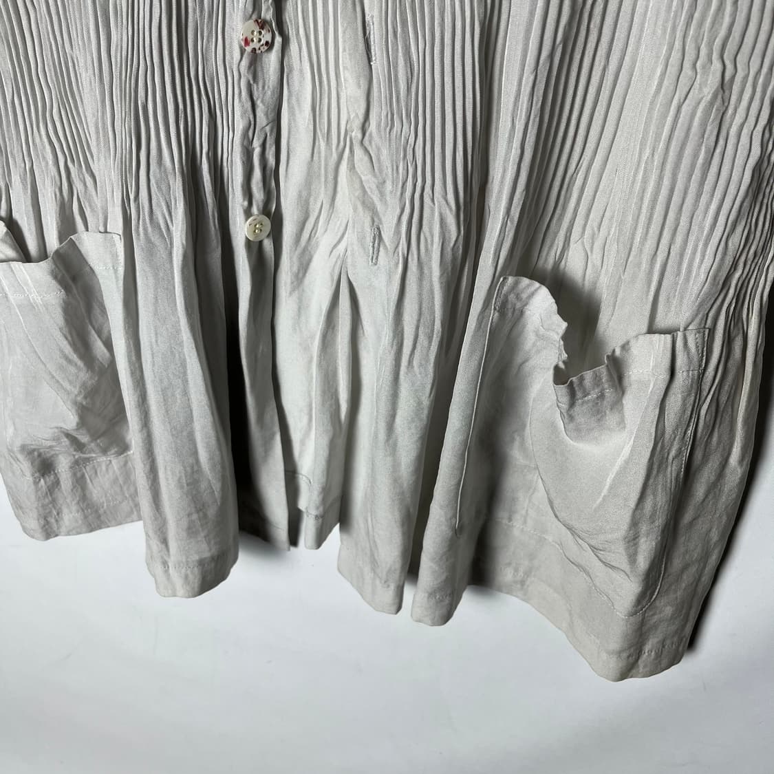 [CDG Tricot] AD1993 꼼데가르송 트리콧 플리츠 베스트   상품이미지3