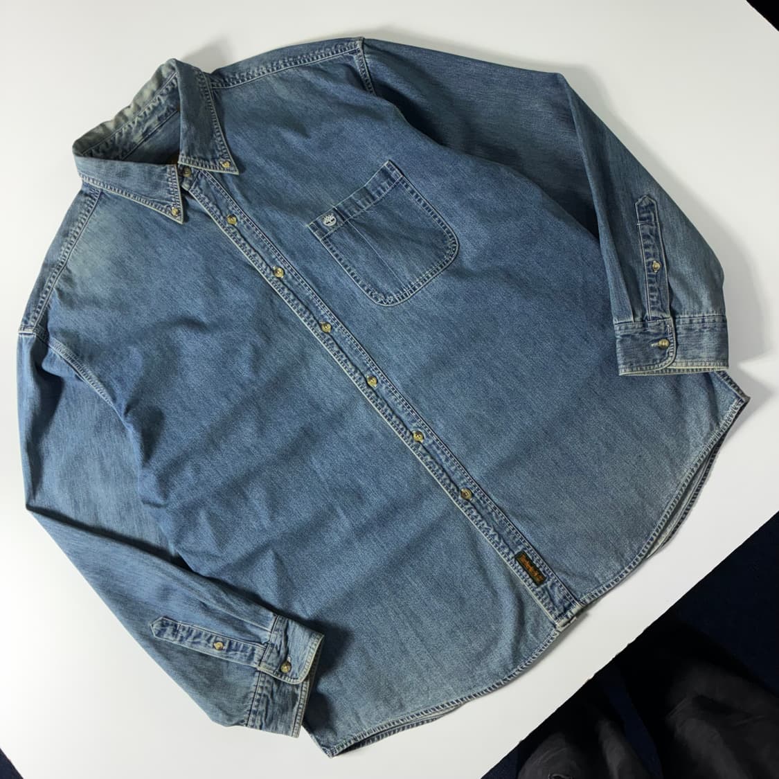 Timberland  팀버랜드 코튼 데님 워크 셔츠  상품이미지2