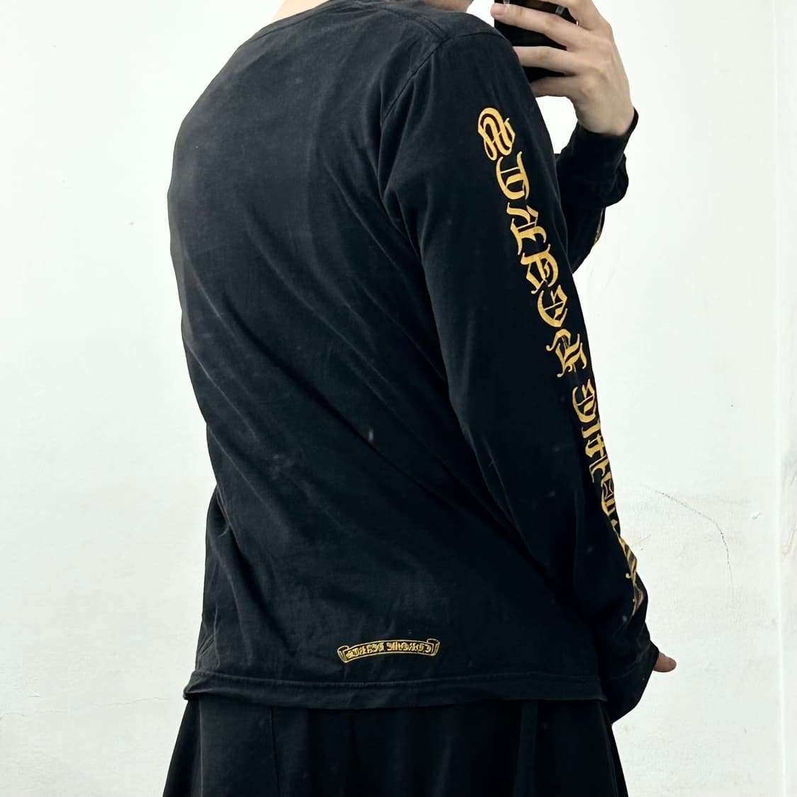 크롬하츠 대거 레터링 롱스리브 상품이미지4