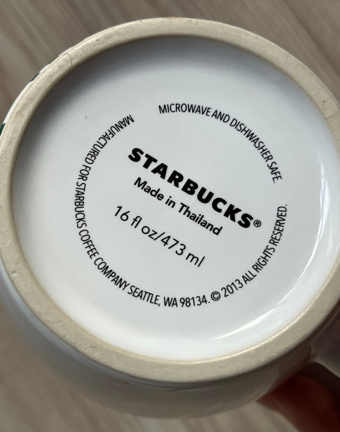 스타벅스머그컵 made in thailand 상품이미지6