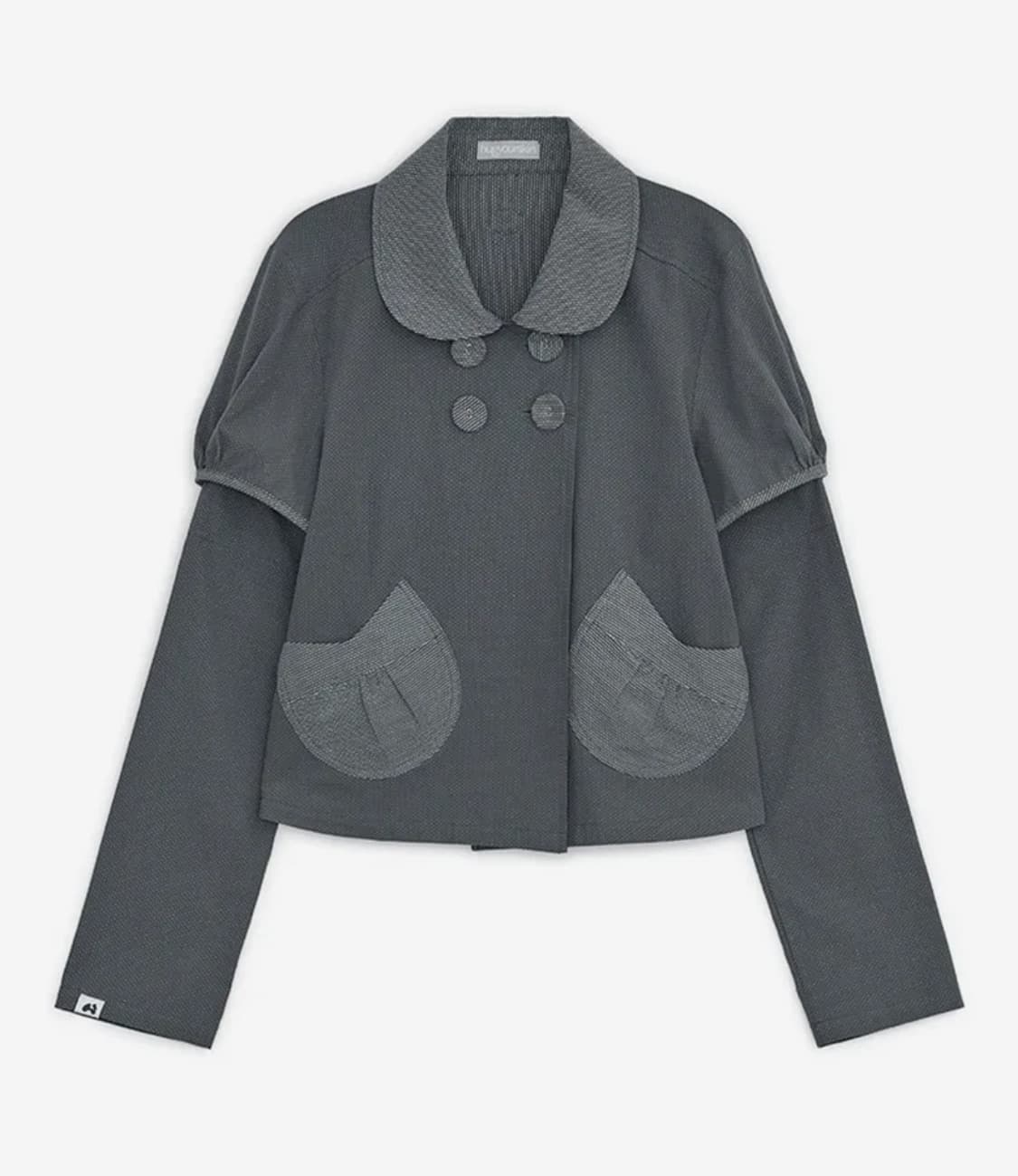 새상품 허그유어스킨 디테쳐블 라운드 자켓 상품이미지1