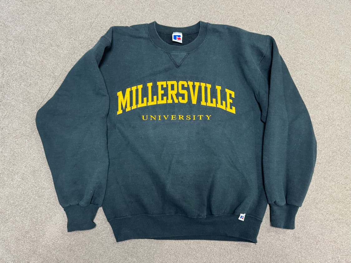 USA 러셀 애슬레틱 밀러스빌 유니버시티 맨투맨 M 상품이미지1