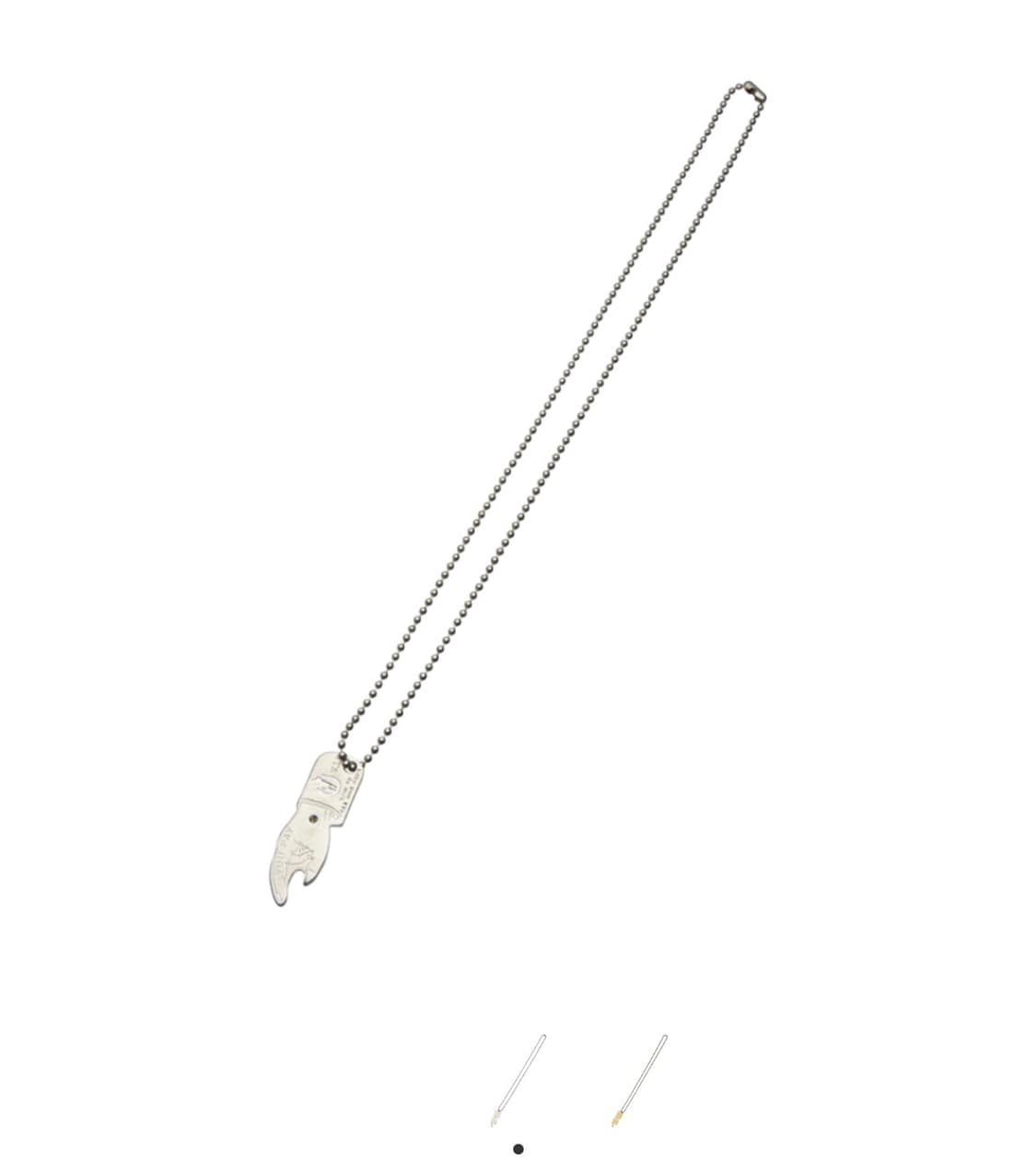 히스테릭 글래머 유 페이 네클리스 실버 상품이미지1