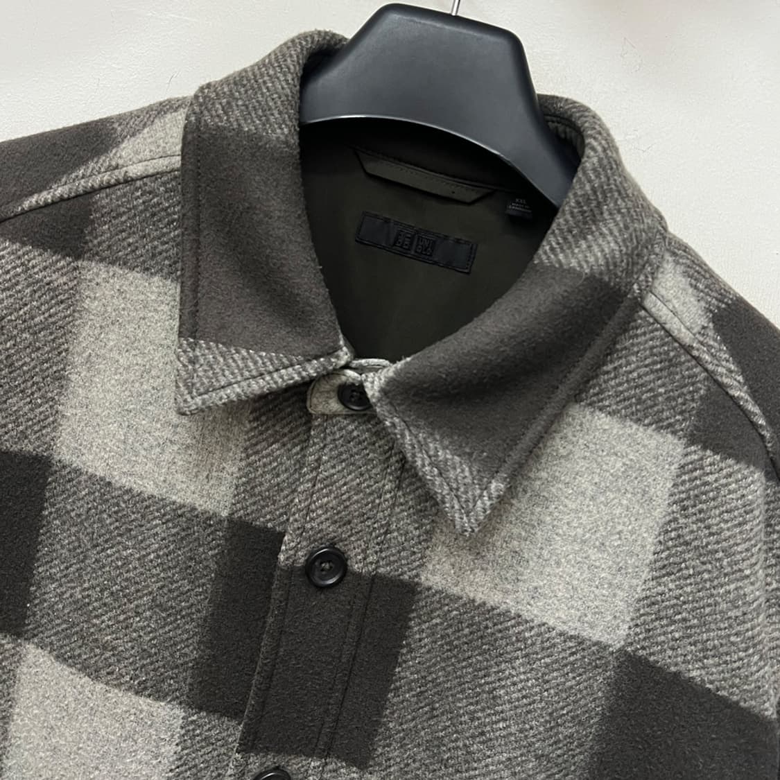 유니클로 블록 체크 오버 셔츠 자켓 2XL 상품이미지3