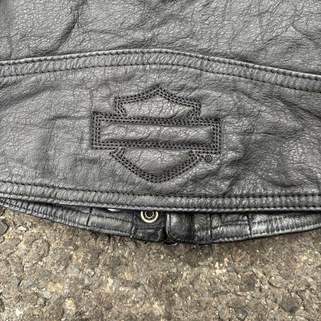 할리데이비슨 블랙 레더 자켓 상품이미지7