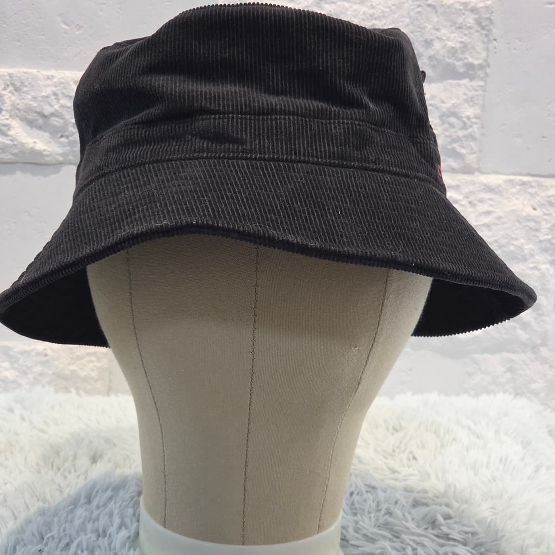 L9-3:카르벤 코듀로이 버킷햇 블랙 57~59cm CARVEN Cord 상품이미지2