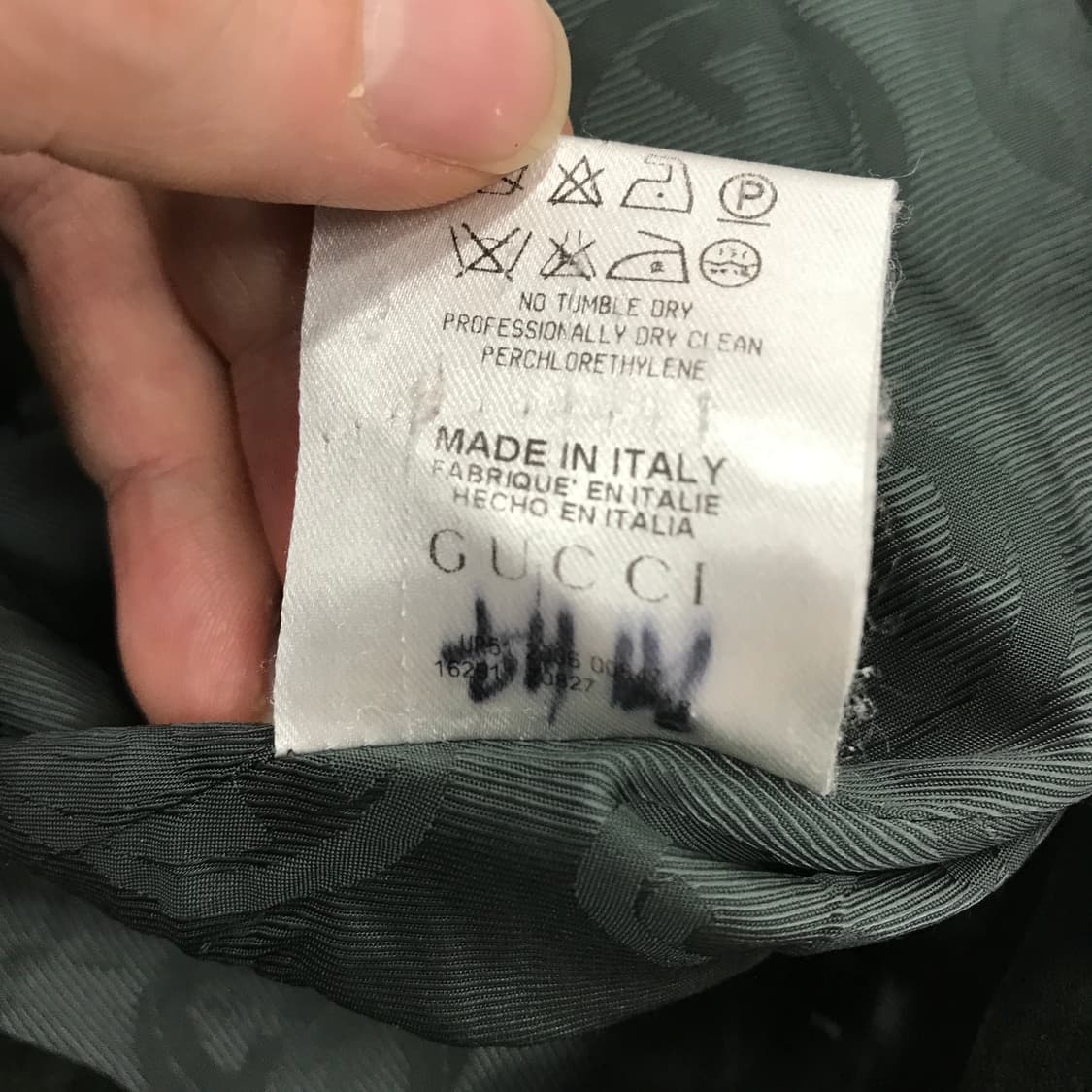 구찌 GUCCI 스웨이드 벨벳자켓 그린 [42사이즈] 상품이미지8